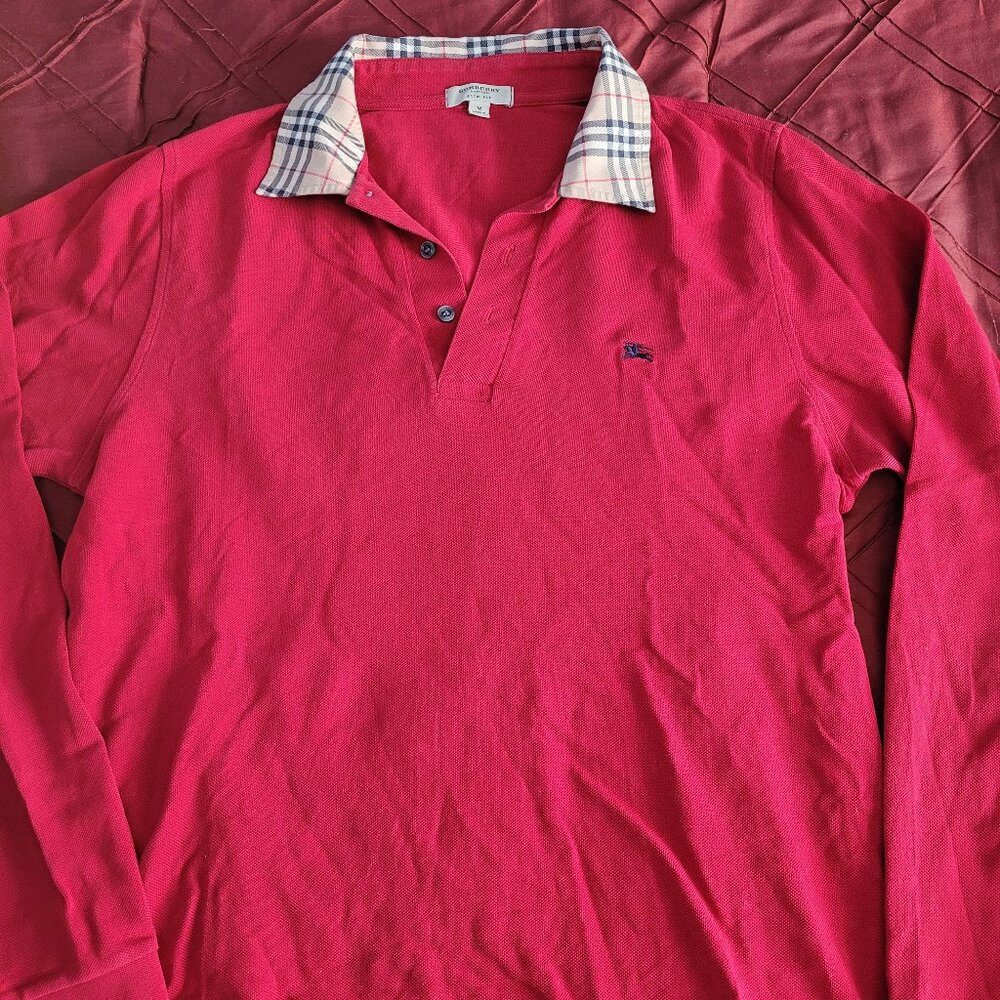 Men's Burberry long sleeve shirt